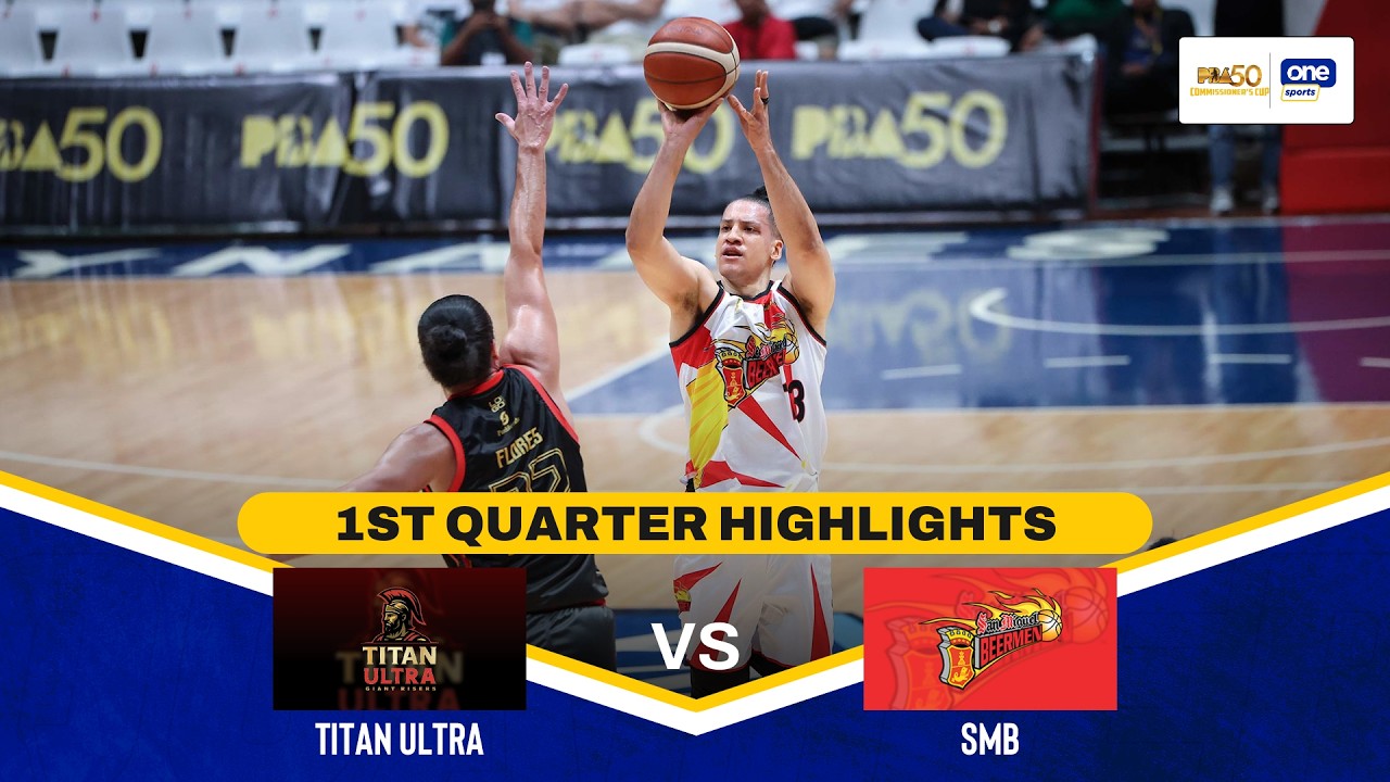 TITAN ULTRA vs SAN MIGUEL | 1ST QUARTER HIGHLIGHTS | PBA SEASON 50 COMMISSIONER&rsquo;S CUP