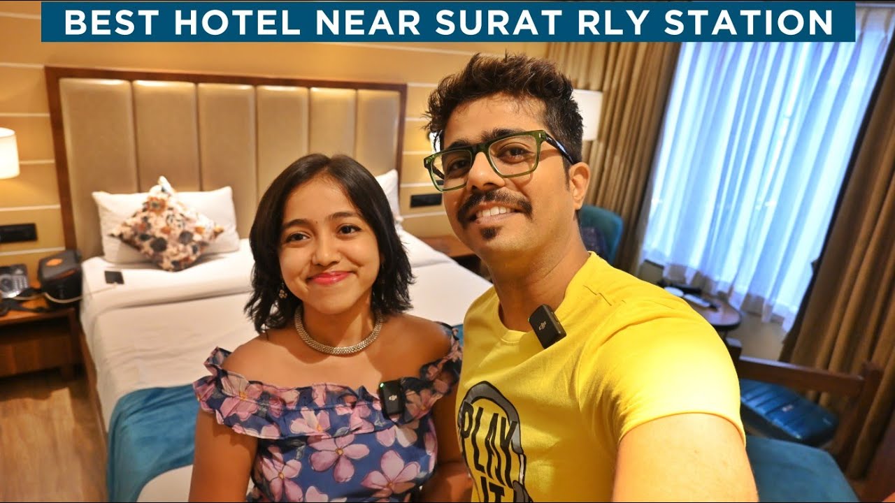 BEST BUDGET HOTEL NEAR SURAT RAILWAY STATION ✨ 2 min walk | Anagha Mirgal | Surat Vlog