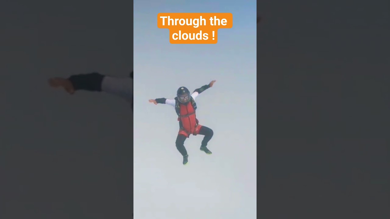 #freeflyer #clouds #skydiving #parachute