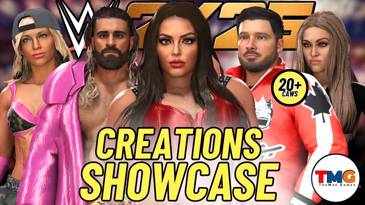 WWE 2K25: более 20 ОБЯЗАТЕЛЬНЫХ творений от сообщества