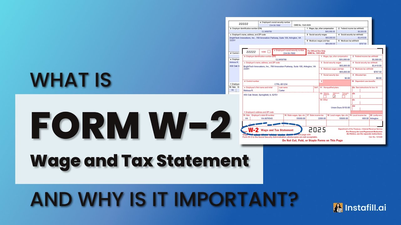 How to fill out form W-2 with AI