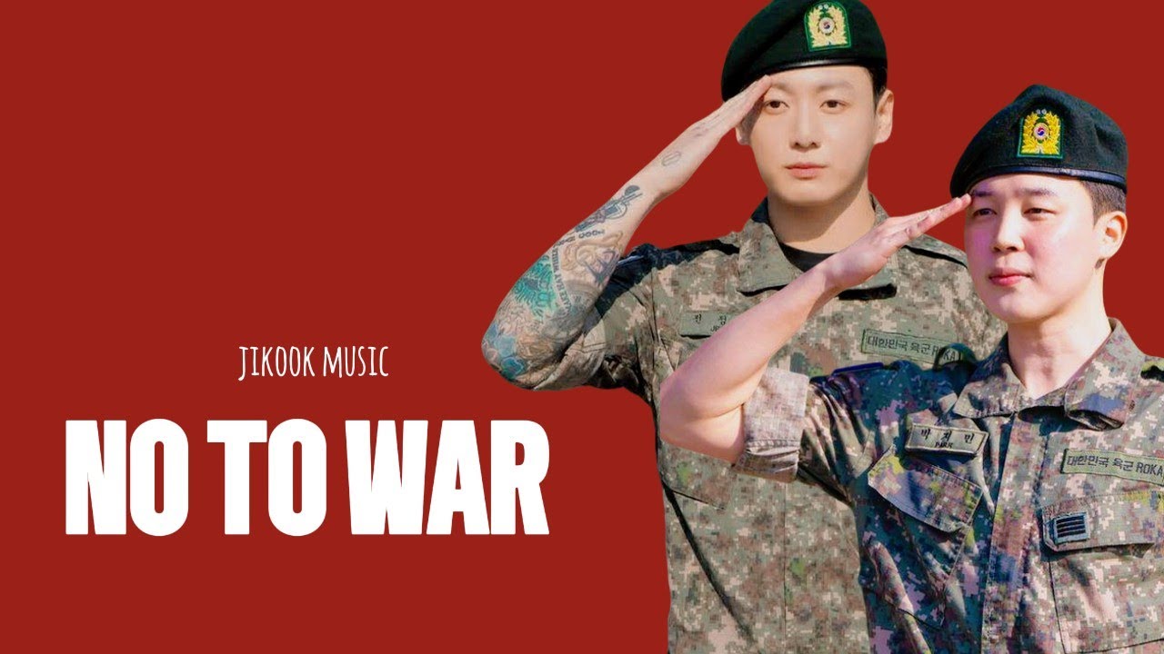 BTS Jimin & Jungkook &ndash; NO TO WAR (AI Fanmade Song + Lyrics)
