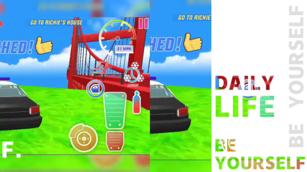 Richi kabur dari penjara polisi di geme dude 