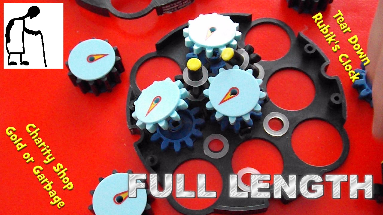 Rubik's Clock Disassembly Tear Down FULL LENGTH