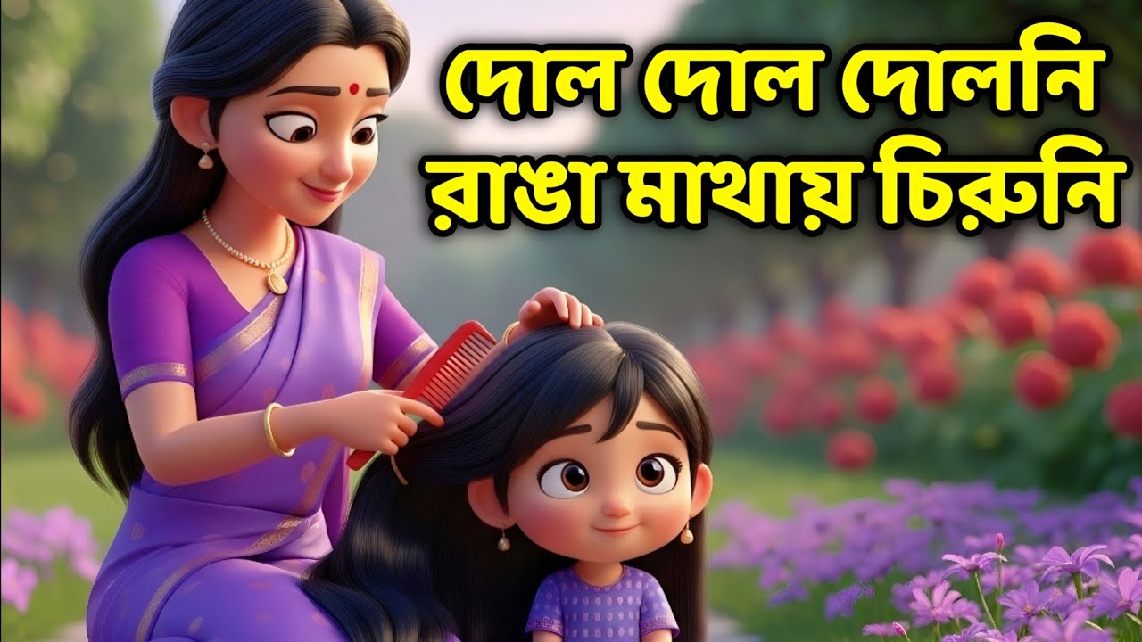 দোল দোল দোলনি ও আতা গাছে তোতা পাখি | Dol Dol Doluni & Ata Gache Tota Pakhi | Bangla Rhymes
