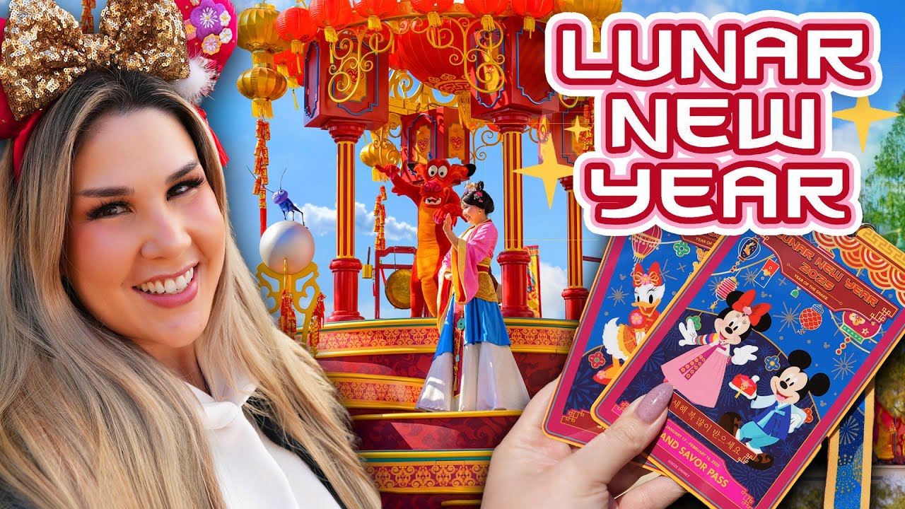 LUNAR NEW YEAR 2025! 🧧💫 The NEW FOOD You Have to Try at the Best Disneyland Festival!