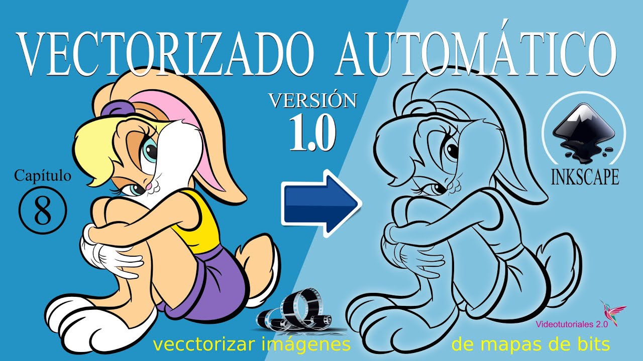 Curso Inkscape cap.8 Vectorizado automático Inkscape 1.0