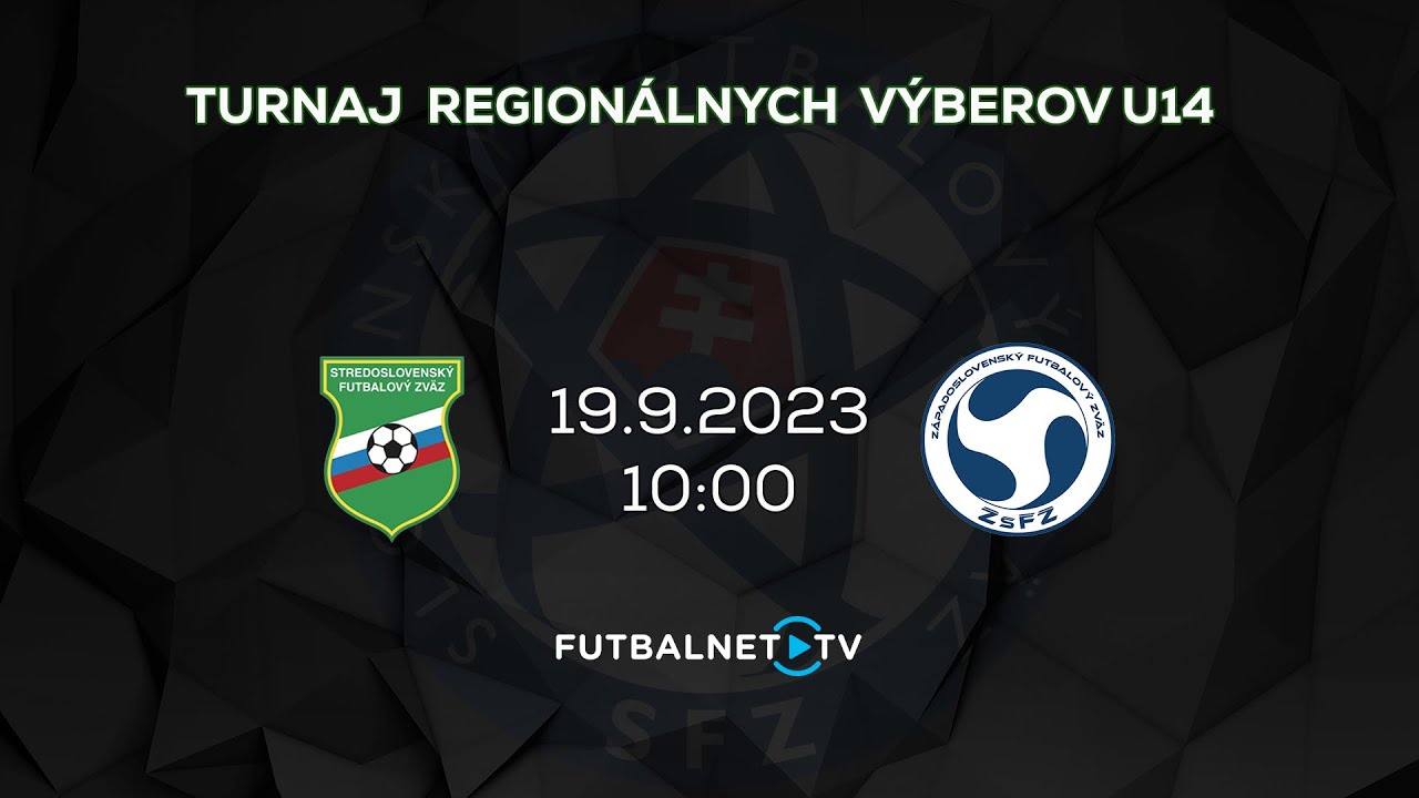 Turnaj Regionálnych Výberov U14 (September 2023) : SsFZ - ZsFZ