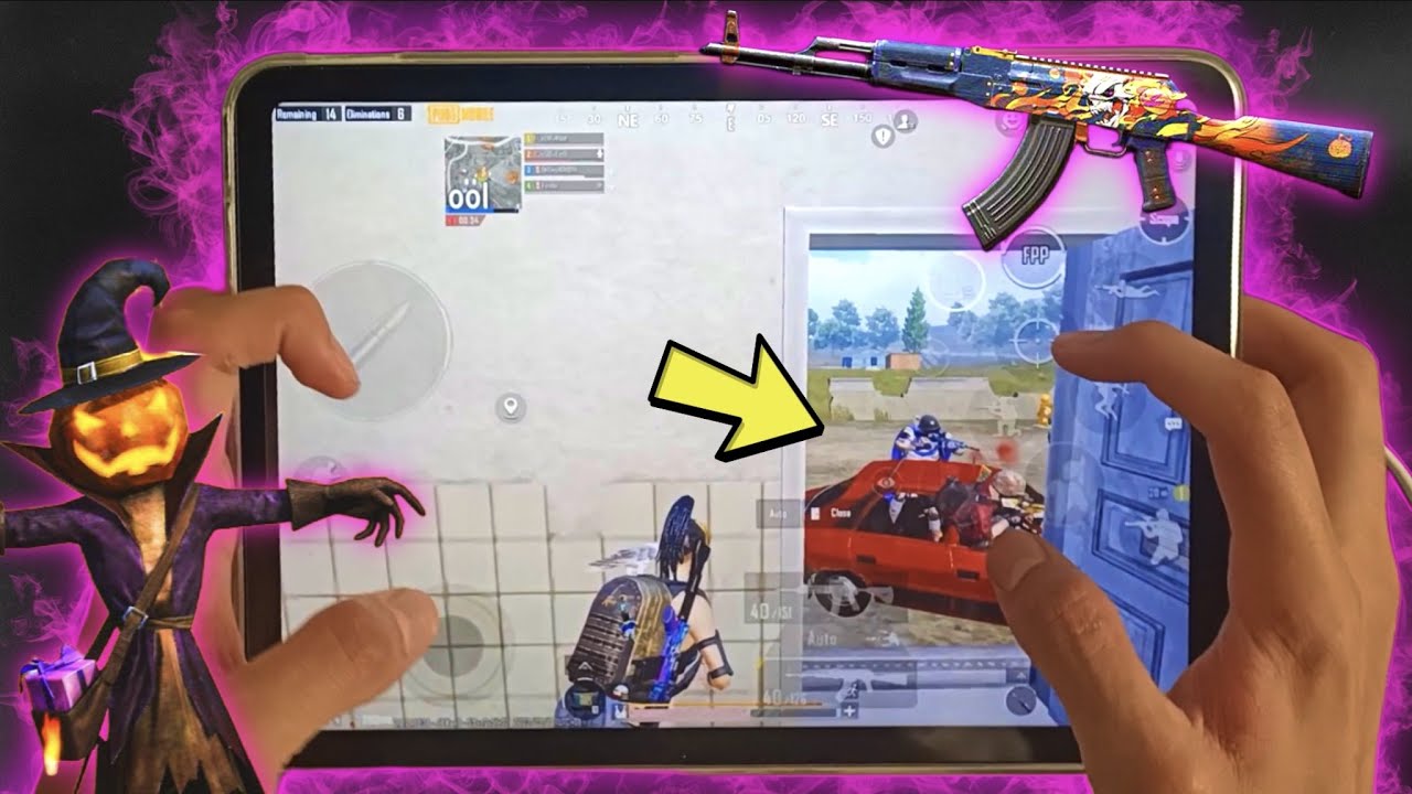 FASTEST SQUAD WIPE⚡️NEW WORLD RECORD?! 4 Fingers Claw + Full Gyroscope | IPAD AIR 4 | PUBG MOBILE
