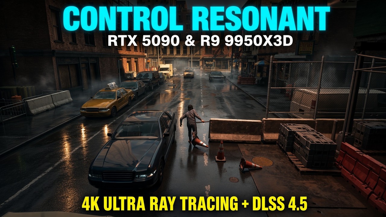 Control Resonant, Ультра-трассировка лучей 4K, DLSS 4.5 | RTX 5090 | R9 9950X3D