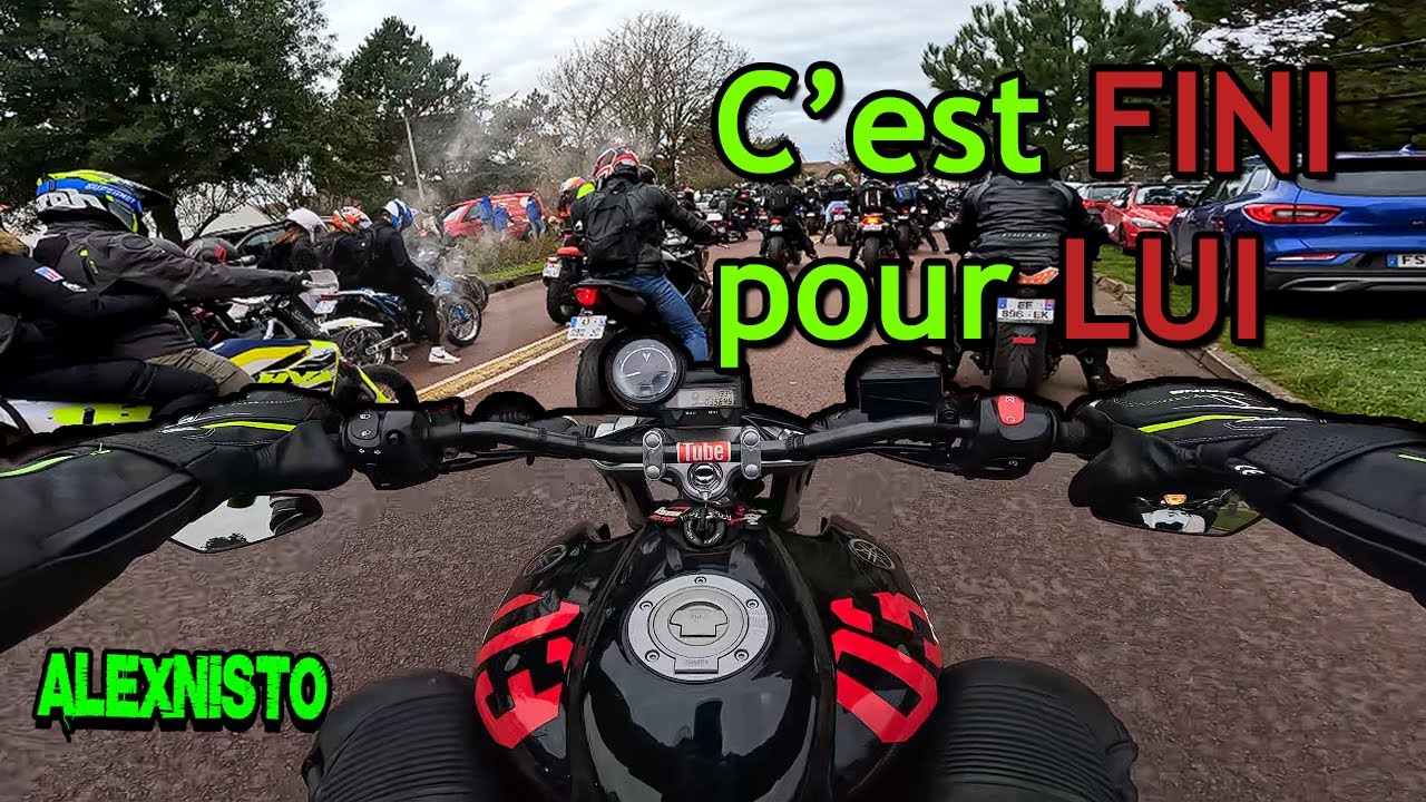 Il CASSE son moteur 😱 ?! | Cortège Boulogne - Touquet ENDUROPALE 2023