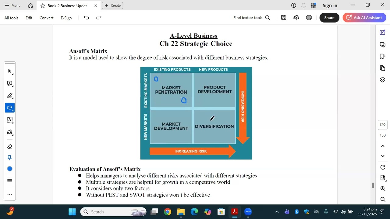 Strategic Choice Part 1