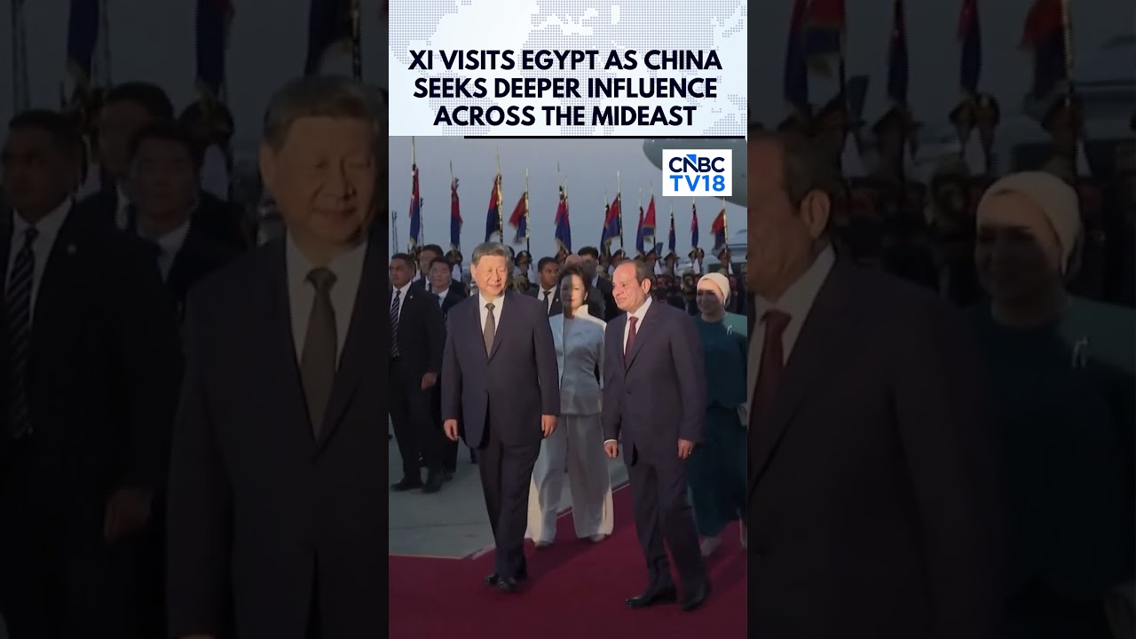 China&rsquo;s Xi Makes First Visit To Egypt in a Decade, Amid Regional Turmoil | Al-Sisi | N18G