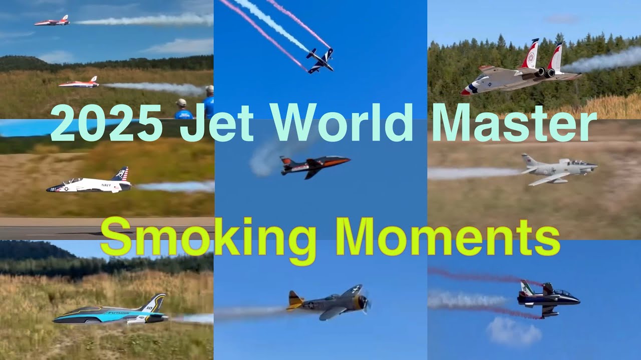 Smoking Moments - 2025 Jet World Master Airshow (RC Turbine Jet & Warbirds)