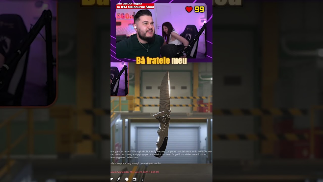 Drop cutit in CS Werty si Antonia #cs2 #knife