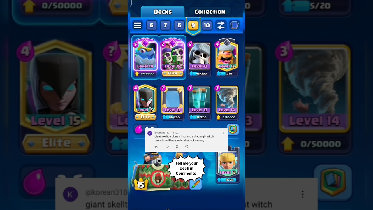 giant skeleton clone deck 🤯 | clash royale | 