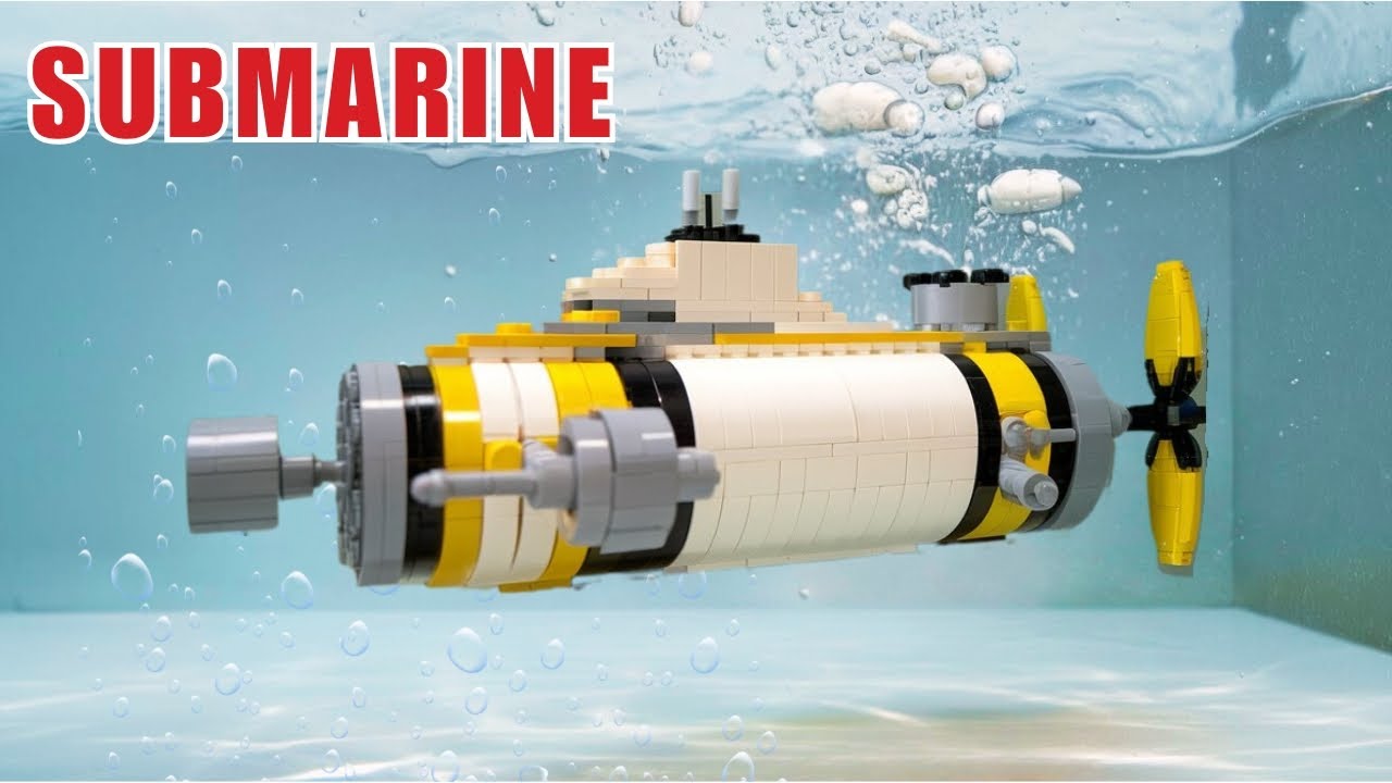 LEGO Submarine Challenge: Upgrading & Exploring the Deep Underwater