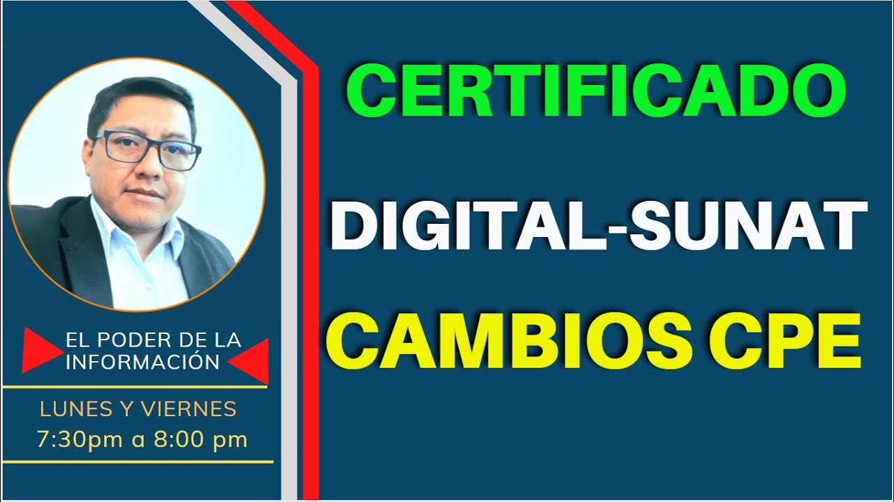 🔴Cambios RELEVANTES 2022 sobre COMPROBANTES ELECTRONICOS,|CERTIFICADO digital SUNAT|