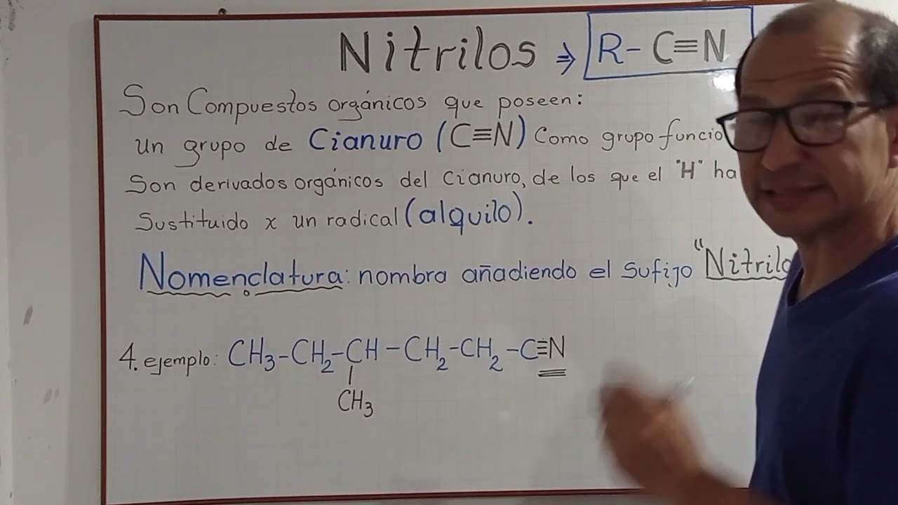 NOMENCLATURA EN NITRILOS