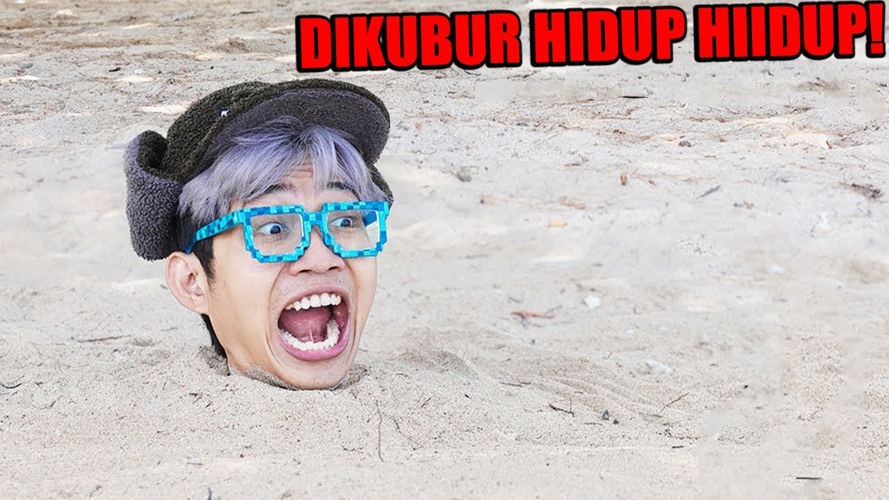 BERTAHAN 24 JAM DI KUBUR DI PASIR!!! GA PERNAH SETAKUT INI, INI YANG TERJADI...