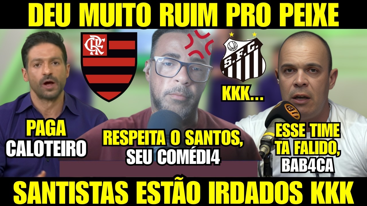 VIRALIZOU NA IMPRENSA! MIDIAS RIVAIS OPRIMEM MIDIA SANTISTA POR TRANSFERBAN E DA CONFUSÃO KKK