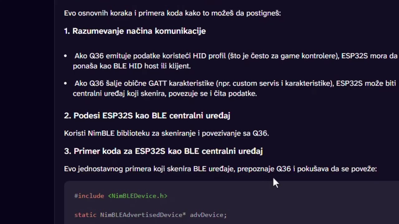 Programing Whell Robot for ScanWan Q36 mini Gaming BLE controller with AI