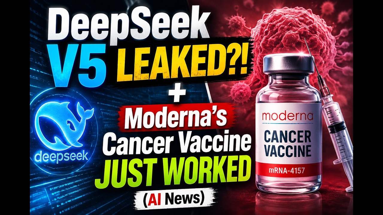 DeepSeek V5 LEAKED?! + Moderna's Cancer Vaccine JUST Worked (AI News)