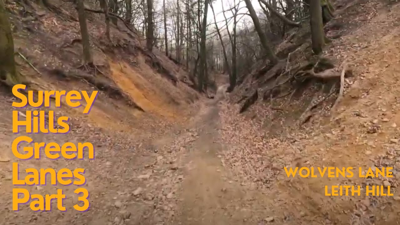 Surrey Hills Green Lanes - 3. Wolvens Lane. Leith Hill.