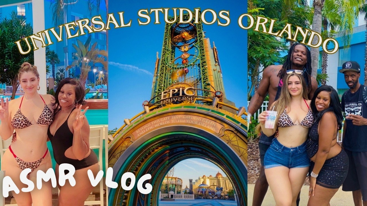 ASMR-видеоблог из Орландо! Экскурсия по Universal Studios Epic Universe и Island&rsquo;s of Adventure.