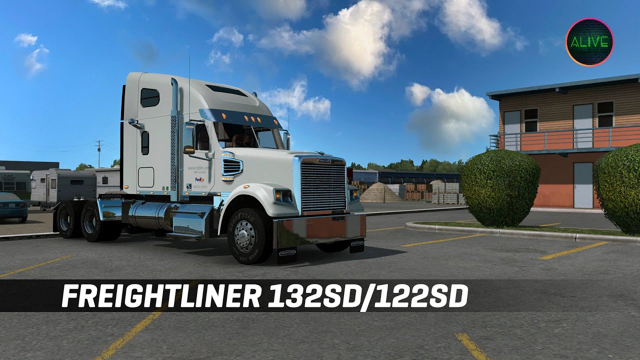 [ATS 1.39] ОБЗОР МОДА FREIGHTLINER CORONADO 132SD/122SD