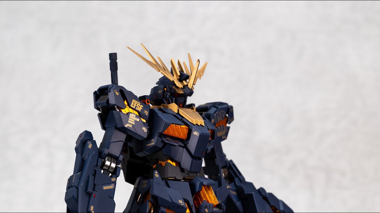ガンプラ MG ユニコーンガンダム2号機 バンシィ 全塗装制作　gundam gunpla custom full build ガンダムUC