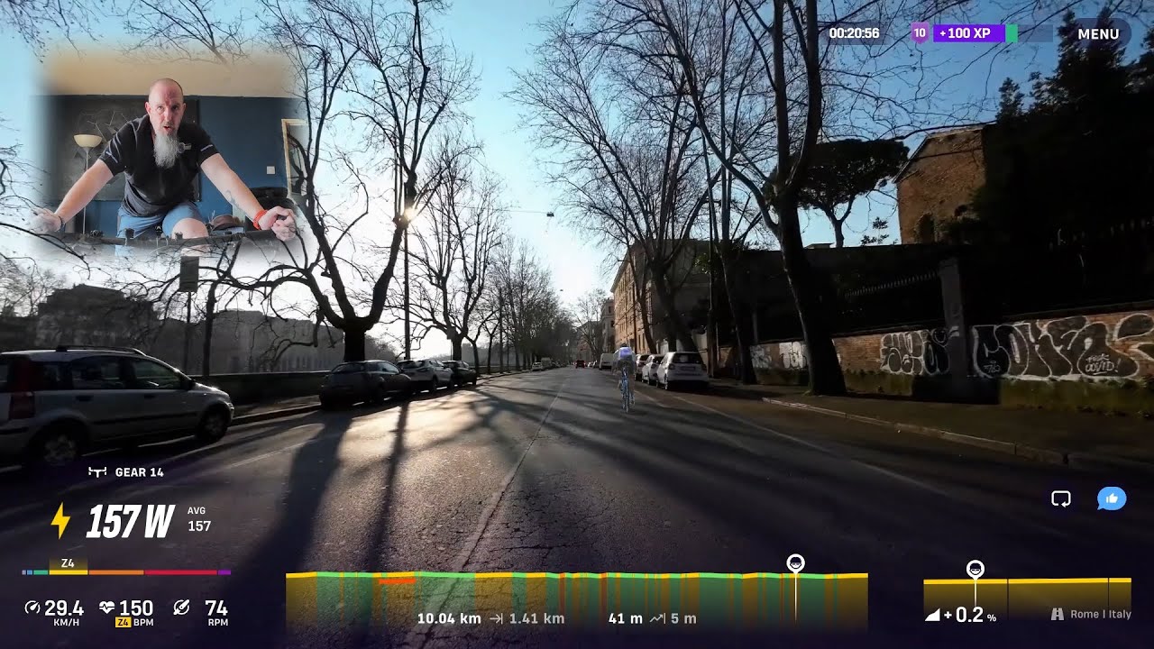 Wahoo Kickr Core Zwift One First Ride - Rouvy