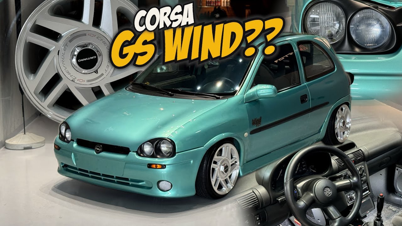 CORSA GS WIND? RODAS DE CAMARO - FAROL IMPORTADO SWAP DE MOTOR E MUITA CRITIVIDADE  - 7008FILMS