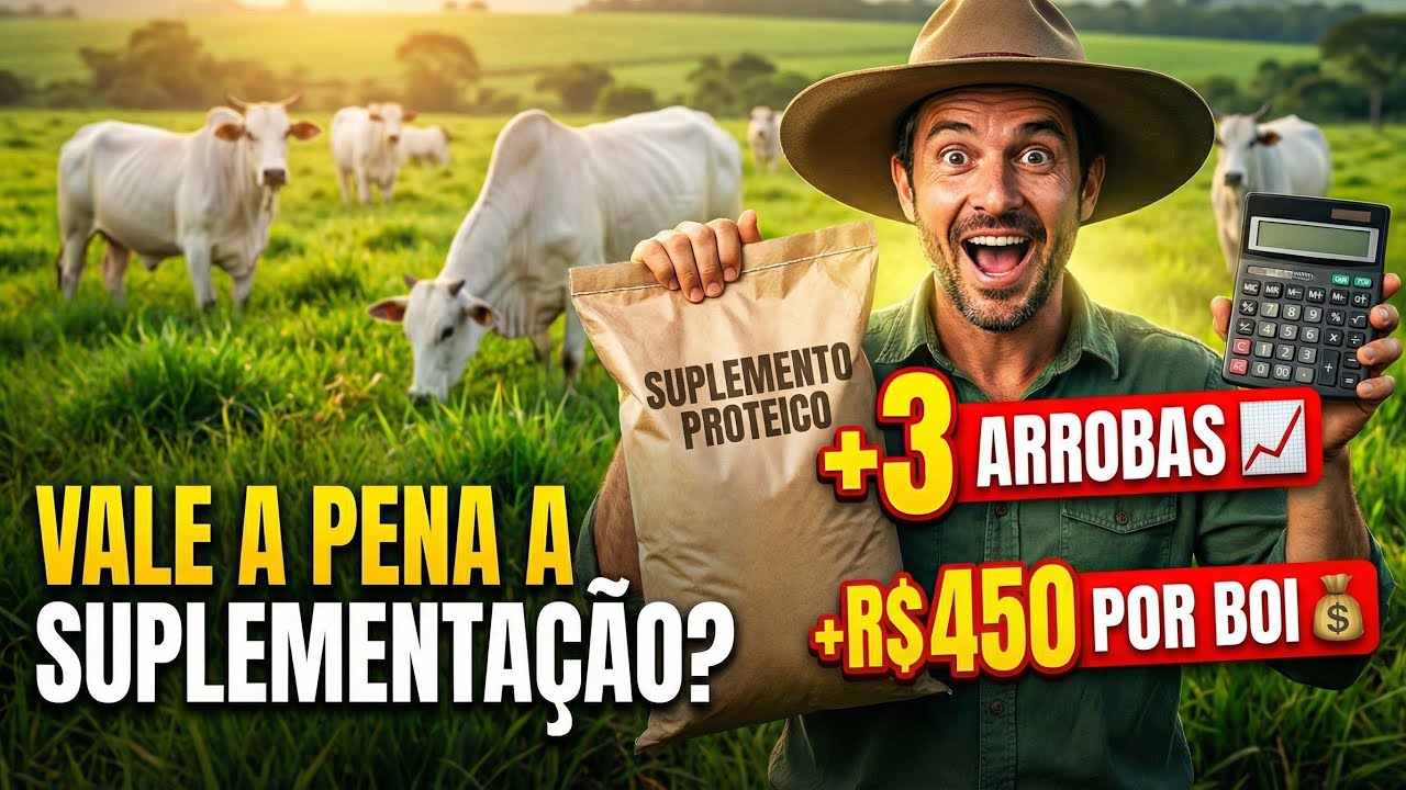 A Matemática do Lucro: Como a Suplementação Aumenta Seu Ganho por Animal