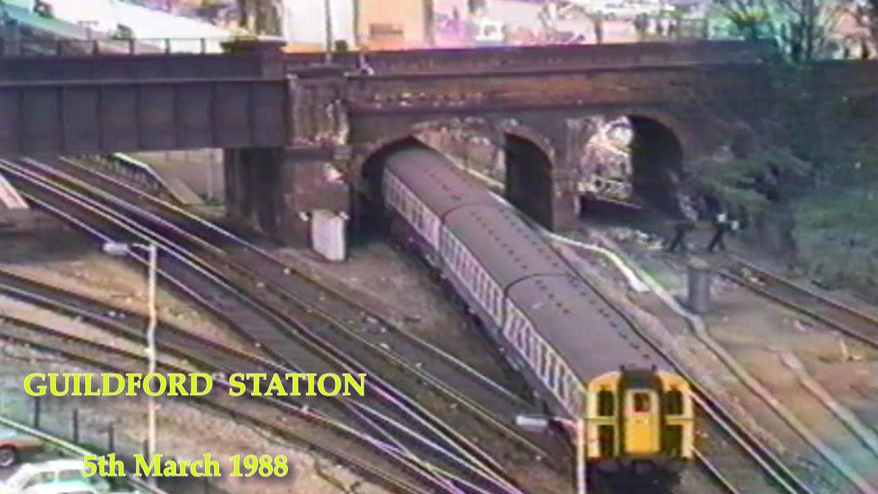 BR in the 1980s Guildford Station On 5th March 1988