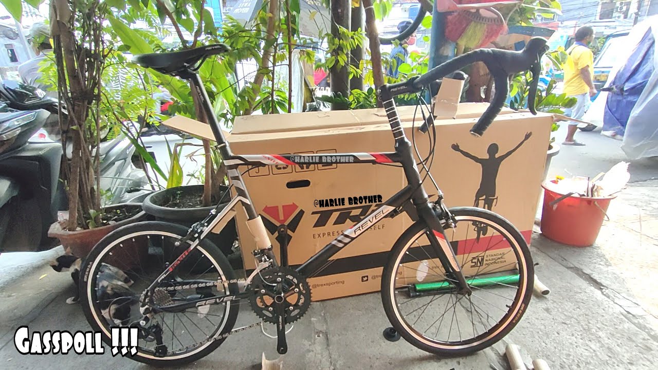 TREX MINI VELO REVEL RACE BARU DATANG LANGSUNG UNBOXING DAN RAKIT @HARLIEBROTHER