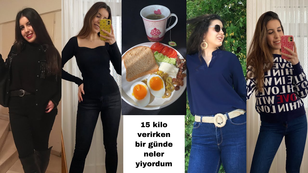 15 Kilo Verirken Bir Günde Yediklerim |Öğünlerimi Birlikte Hazırlıyoruz🍏