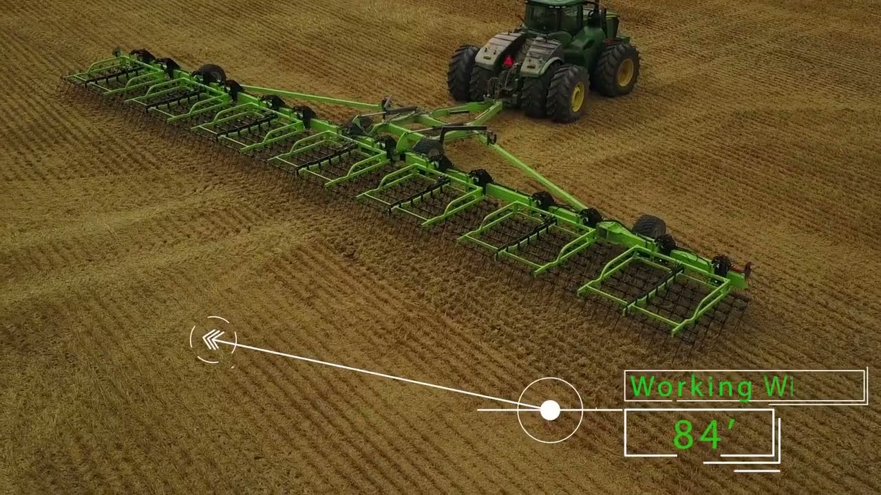Schulte SHX-784 Variable Tine Harrow