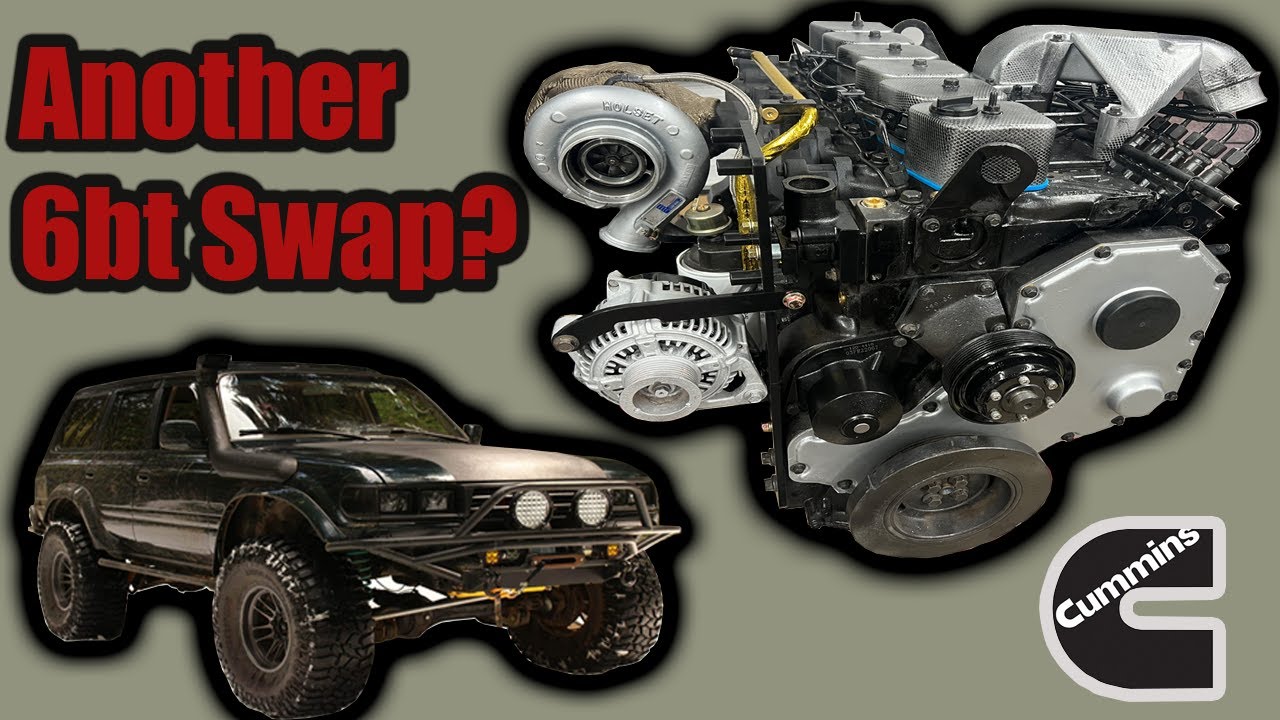 Another way to swap a 12 Valve 6bt Cummins into an 80 Series Land Cruiser