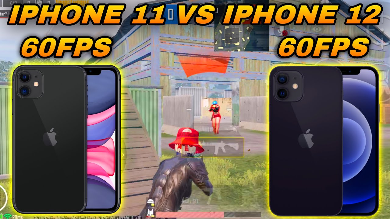 Iphone 11 vs iphone 12 | 60fps vs 60fps | 1v1 tdm pubg/ bgmi test 2025🔥