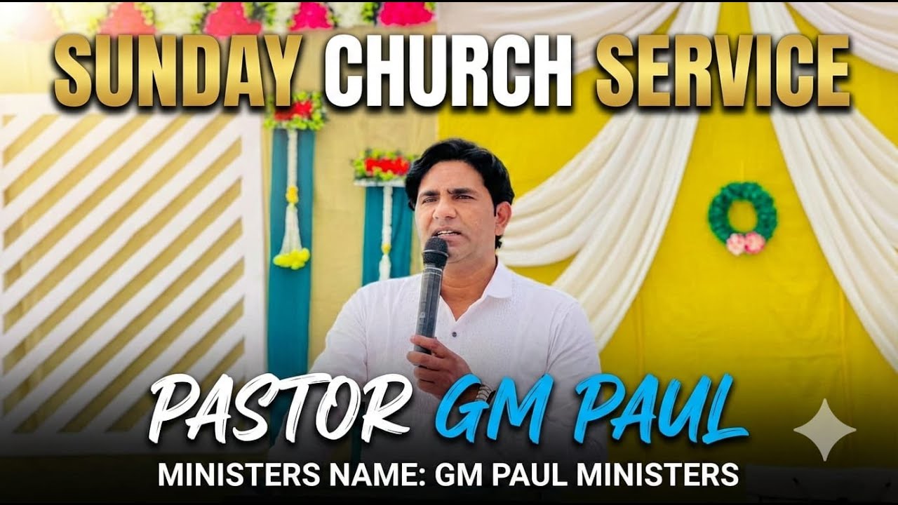 Pastor GM Paul Ji's Powerful Sunday Message Live || anm