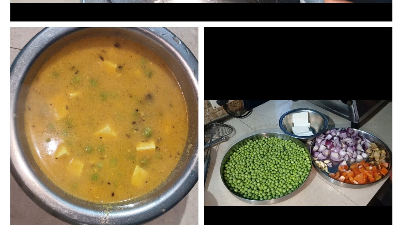Tasty & yummy matar paneer recipe🥰❤️😘👌 