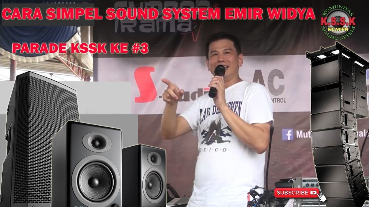 EMIR WIDYA # cara simpel sound system
