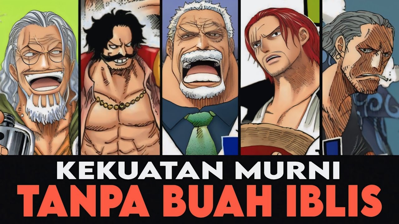 TOP 10 KARAKTER TERKUAT TANPA BUAH IBLIS (ONE PIECE)