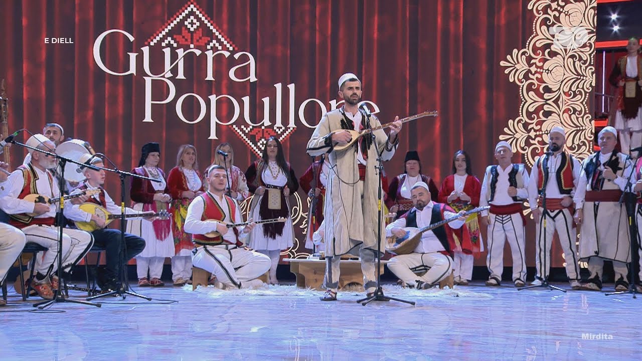“Gjuha Shqipe”- K֝ëndon Bernard Përdoda, shoqëron Ansambli “Mirdita” - Gurra Popullore