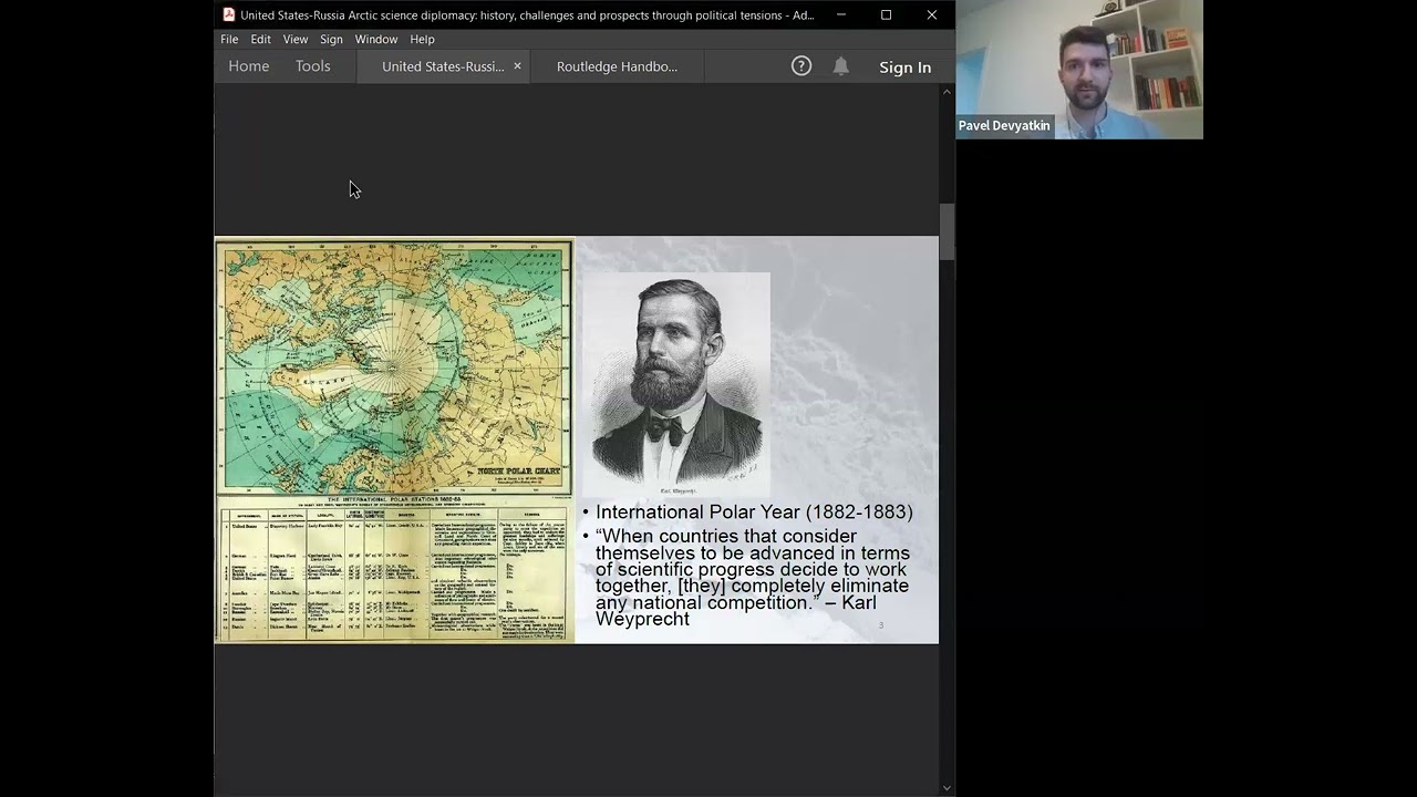Arctic Science Diplomacy Webinar Recording