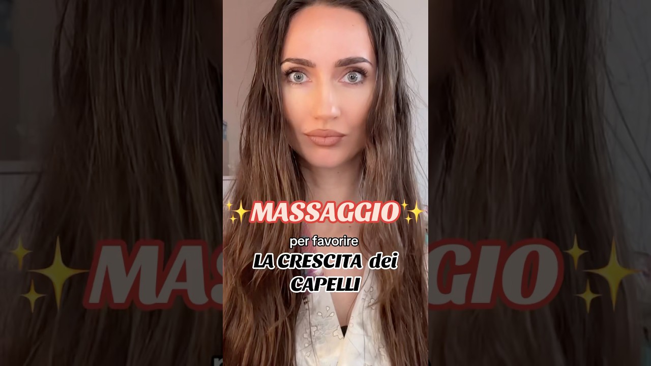 MASSAGGIO per far CRESCERE I CAPELLI PIU VELOCEMENTE 🤩