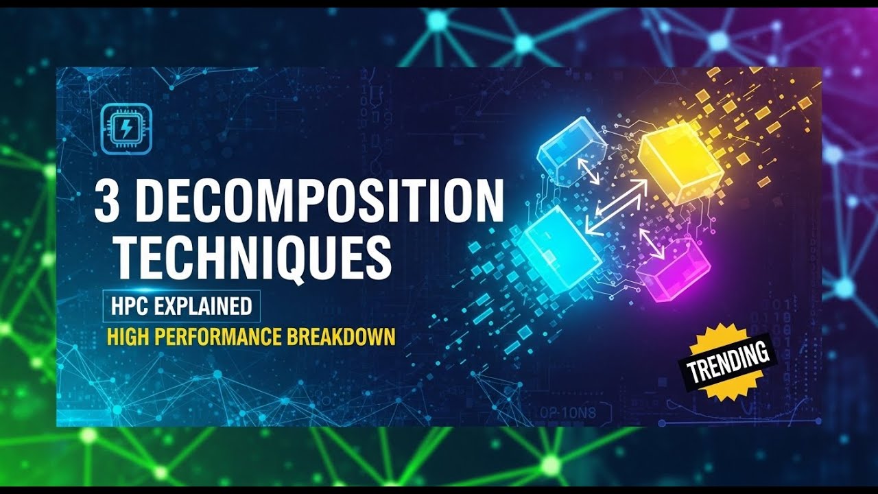 3 Decomposition Techniques in High Performance Computing (HPC) | HPC Tutorial in Hindi 2026