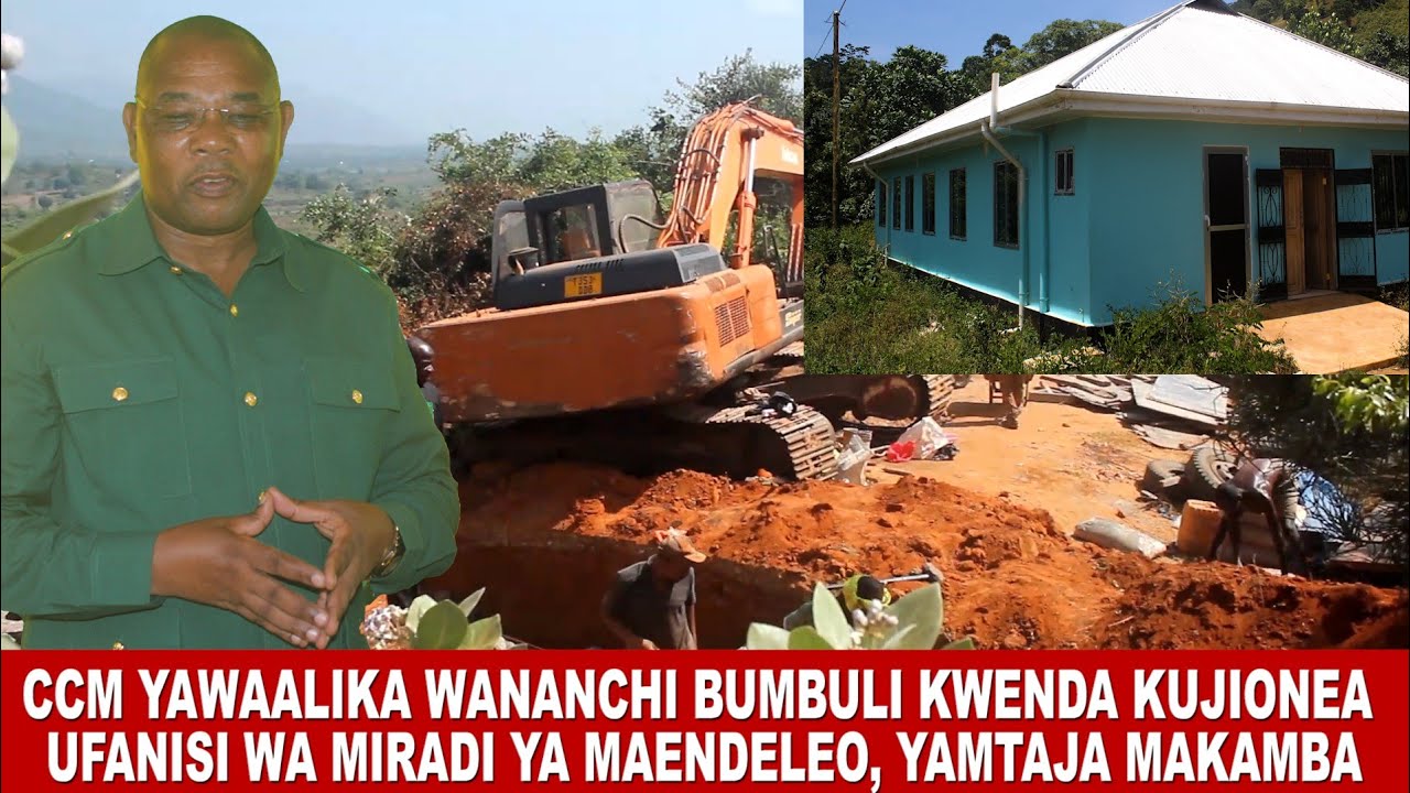 CCM YAWAALIKA WANANCHI BUMBULI KUJIONEA UFANISI WA MIRADI YA MAENDELEO