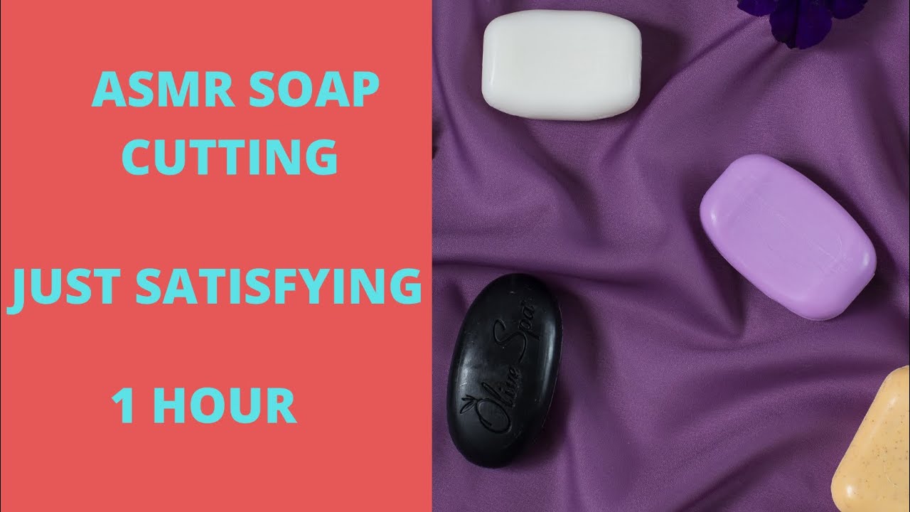 Soap Cutting Asmr Guess The Color - 1 HOUR no talking (JUST FULFILLING!!)